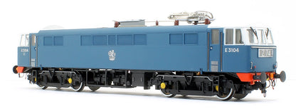 Class 86/0 'AL6' Bo-Bo Electric Locomotive BR Blue E3104 with red bufferbeams – as built