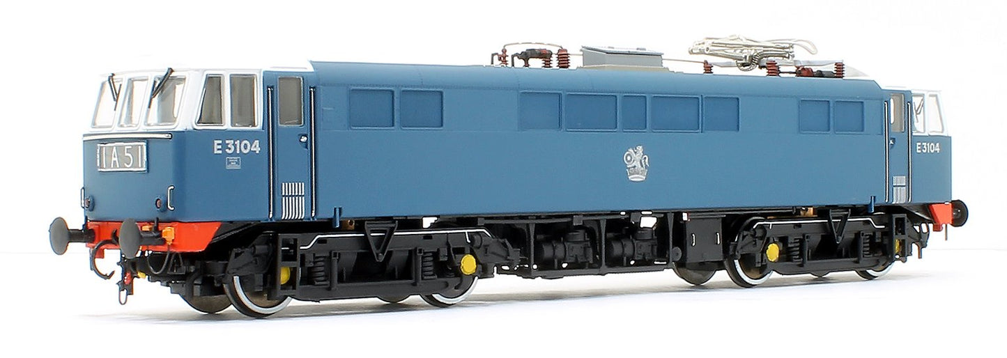 Class 86/0 'AL6' Bo-Bo Electric Locomotive BR Blue E3104 with red bufferbeams – as built