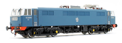 Class 86/0 'AL6' Bo-Bo Electric Locomotive BR Blue E3104 with red bufferbeams – as built