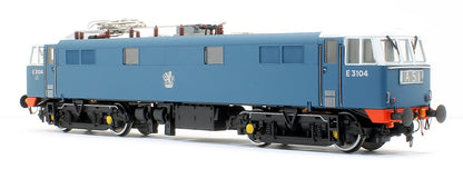 Class 86/0 'AL6' Bo-Bo Electric Locomotive BR Blue E3104 with red bufferbeams – as built