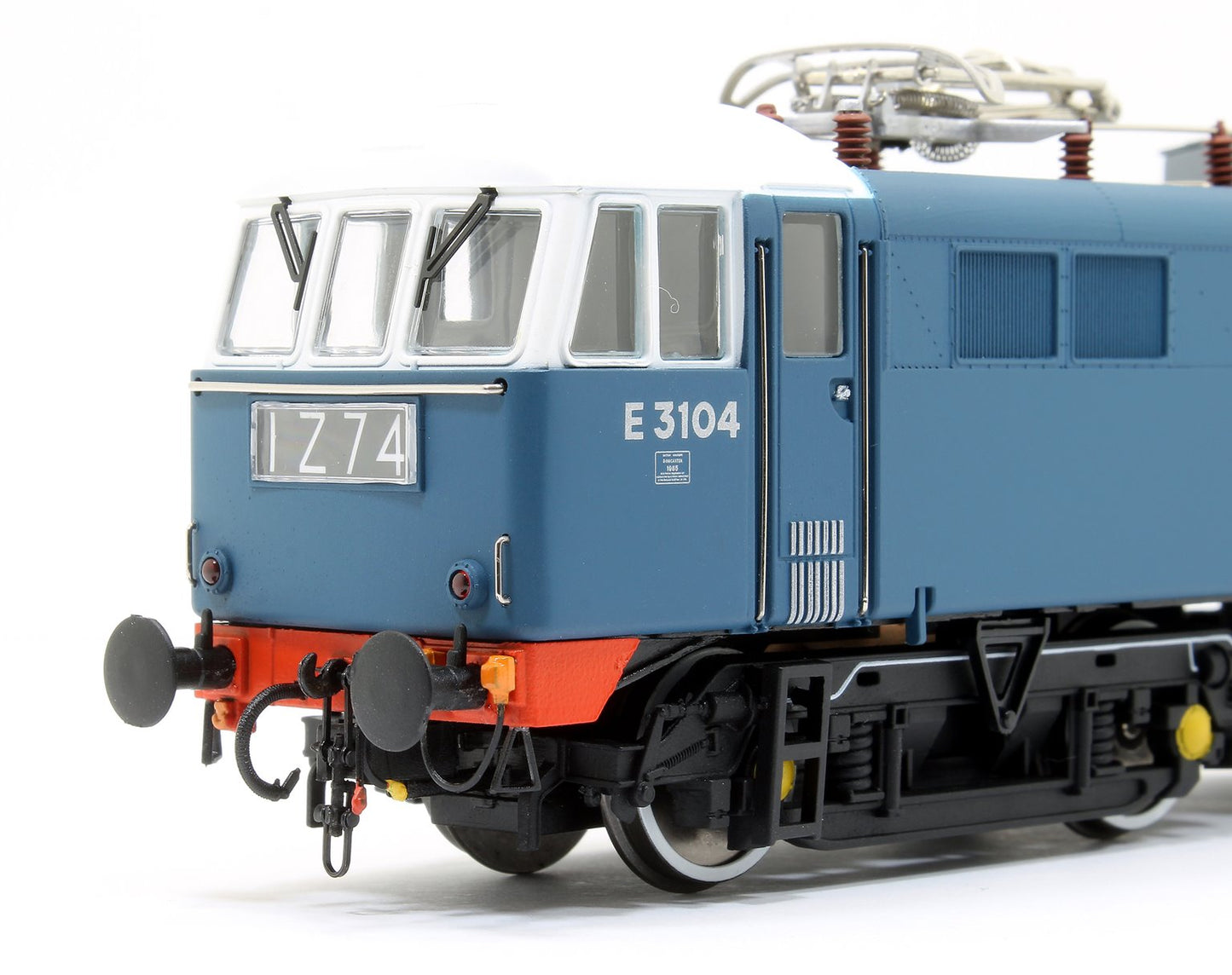 Class 86/0 'AL6' Bo-Bo Electric Locomotive BR Blue E3104 with red bufferbeams – as built