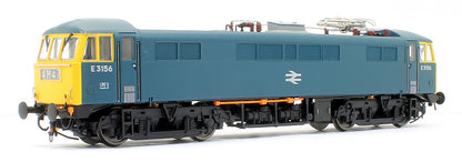 Class 86/0 'AL6' Bo-Bo Electric Locomotive BR Rail Blue E3156 with double arrow logo and full yellow ends