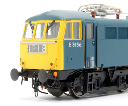Class 86/0 'AL6' Bo-Bo Electric Locomotive BR Rail Blue E3156 with double arrow logo and full yellow ends