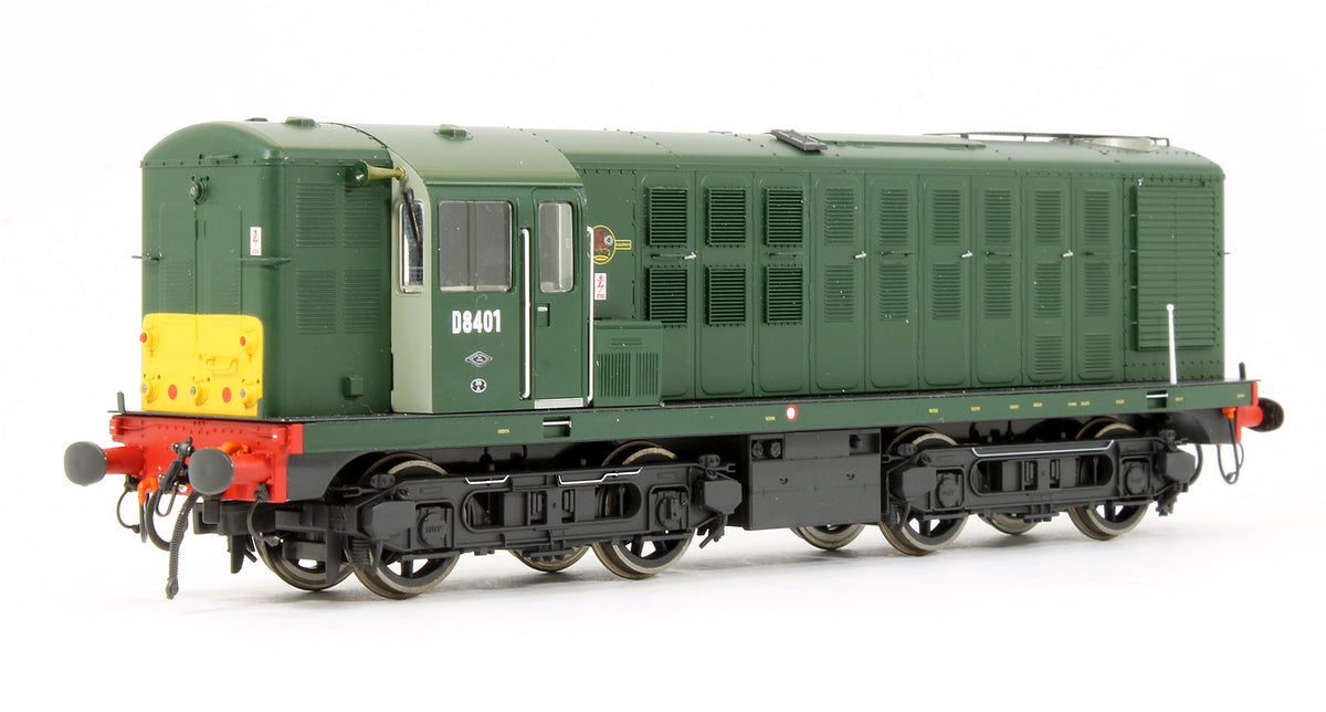 Pre-Owned Class 16 D8401 BR Green With Small Yellow Panels Diesel Locomotive (Limited Edition)