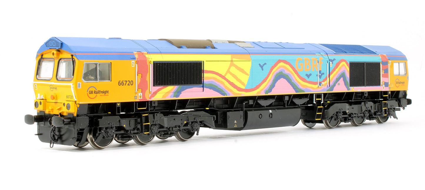 Pre-Owned Class 66720 GBRf 'Rainbow' Competition Livery Diesel Locomotive (Exclusive Edition)