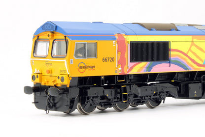 Pre-Owned Class 66720 GBRf 'Rainbow' Competition Livery Diesel Locomotive (Exclusive Edition)