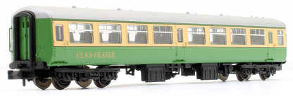 BR 'Highlander' Coach Pack Mk2 TSO & Class 101 DTCL BR Highland Rail Green & Cream