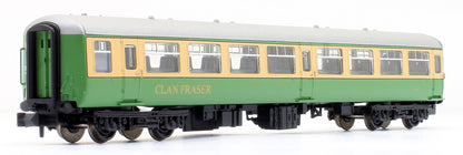 BR 'Highlander' Coach Pack Mk2 TSO & Class 101 DTCL BR Highland Rail Green & Cream