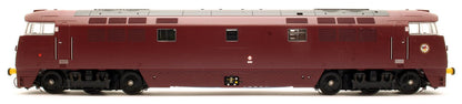 Pre-Owned 4D-003-014 Western Harrier Class 52 BR Maroon Yellow Buffer Beam D1008 Diesel Locomotive