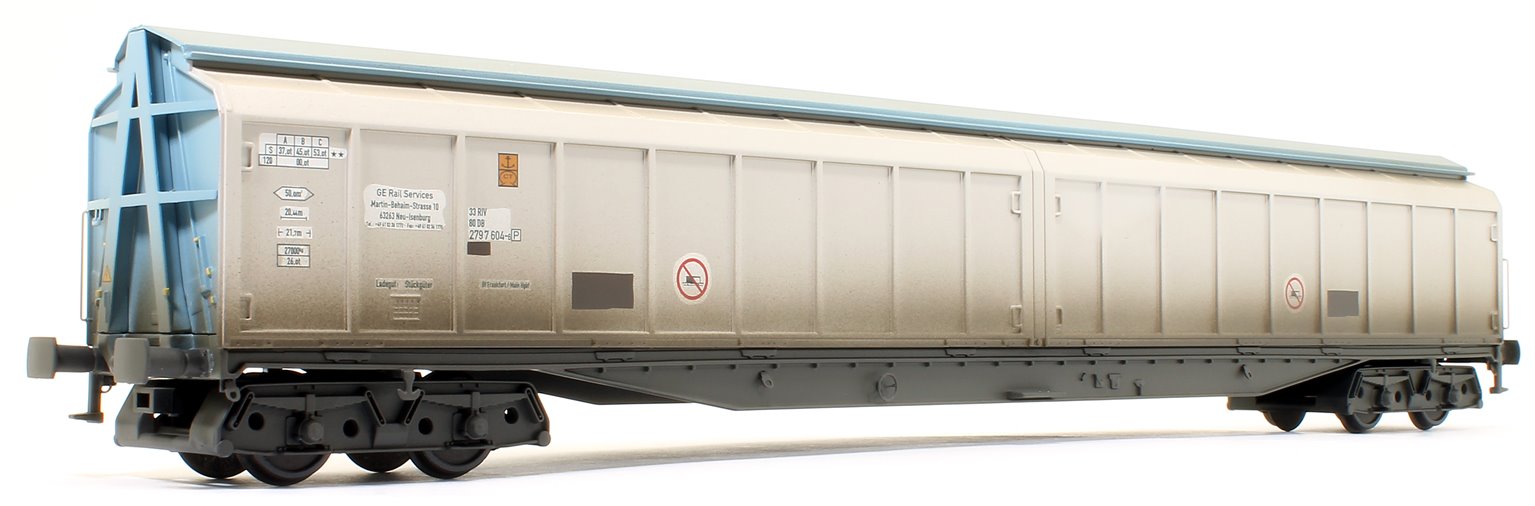 Cargowaggon 279-7-604-6 Silver & Blue Unbranded (Weathered Edition)