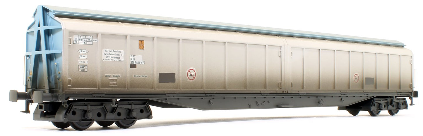 Cargowaggon 279-7-604-6 Silver & Blue Unbranded - Weathered