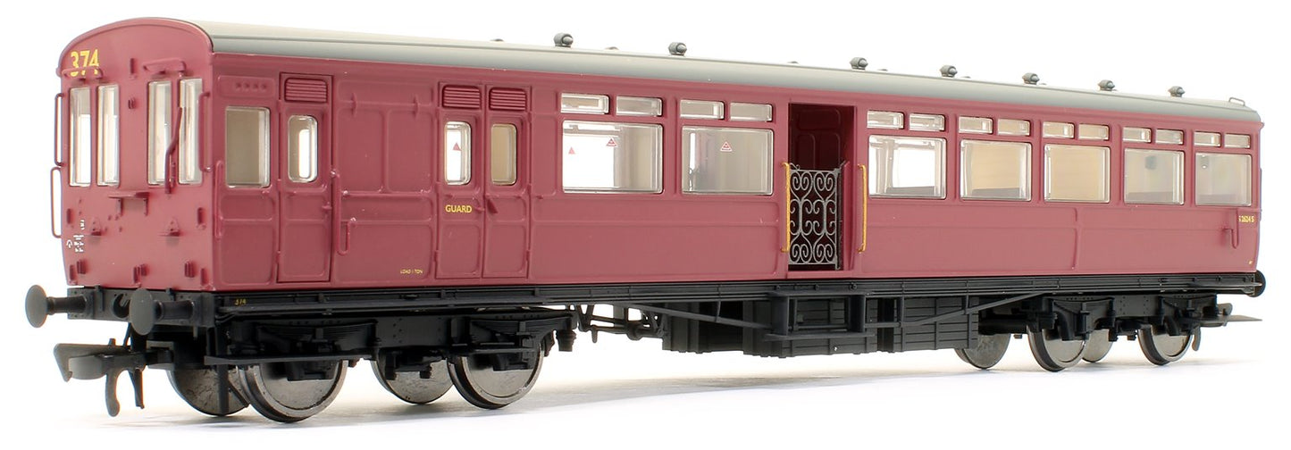 Pre-Owned E86001 LSWR 'Gate Stock' 2-Coach Set BR Crimson