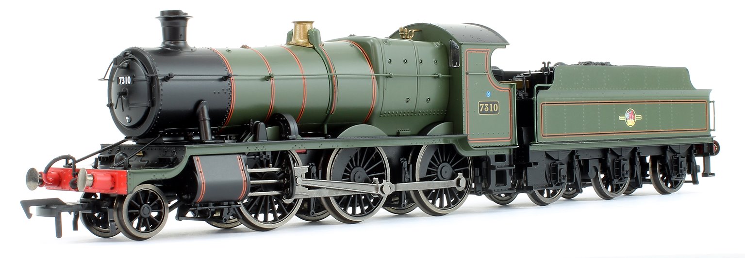 GWR Mogul 2-6-0 Locomotive #7310 in Lined Green with Late Crest (BR)