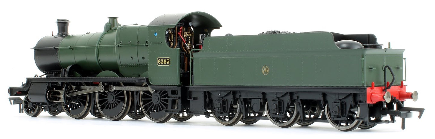 GWR Mogul 2-6-0 Locomotive #6385 Green with Shirt Button Roundel