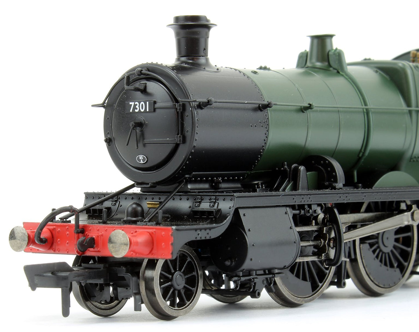 GWR Mogul 2-6-0 Locomotive Green with GWR & BR Smoke Box Number Plate #7301