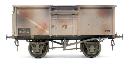 16t Mineral Wagon BR Grey 563284 Weathered