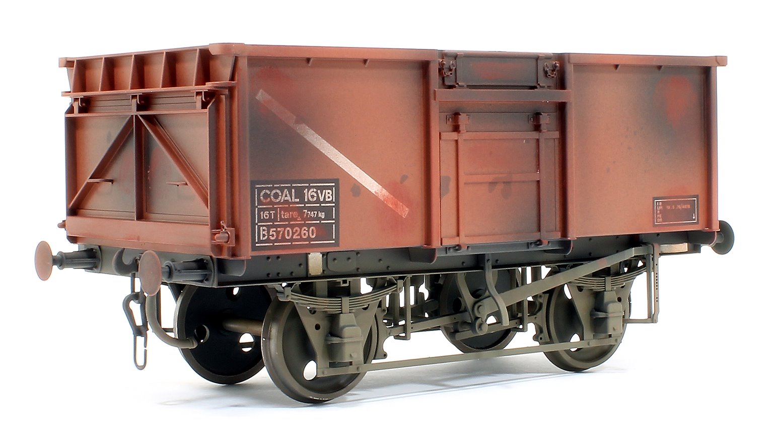 16t Mineral Wagon BR Bauxite 570260 Weathered