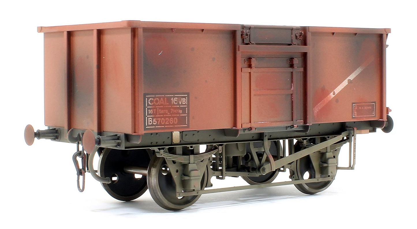 16t Mineral Wagon BR Bauxite 570260 Weathered