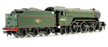 Pre-Owned 31-563 V2 BR Lined Green 60865 Late Crest Stepped Tender Steam Locomotive