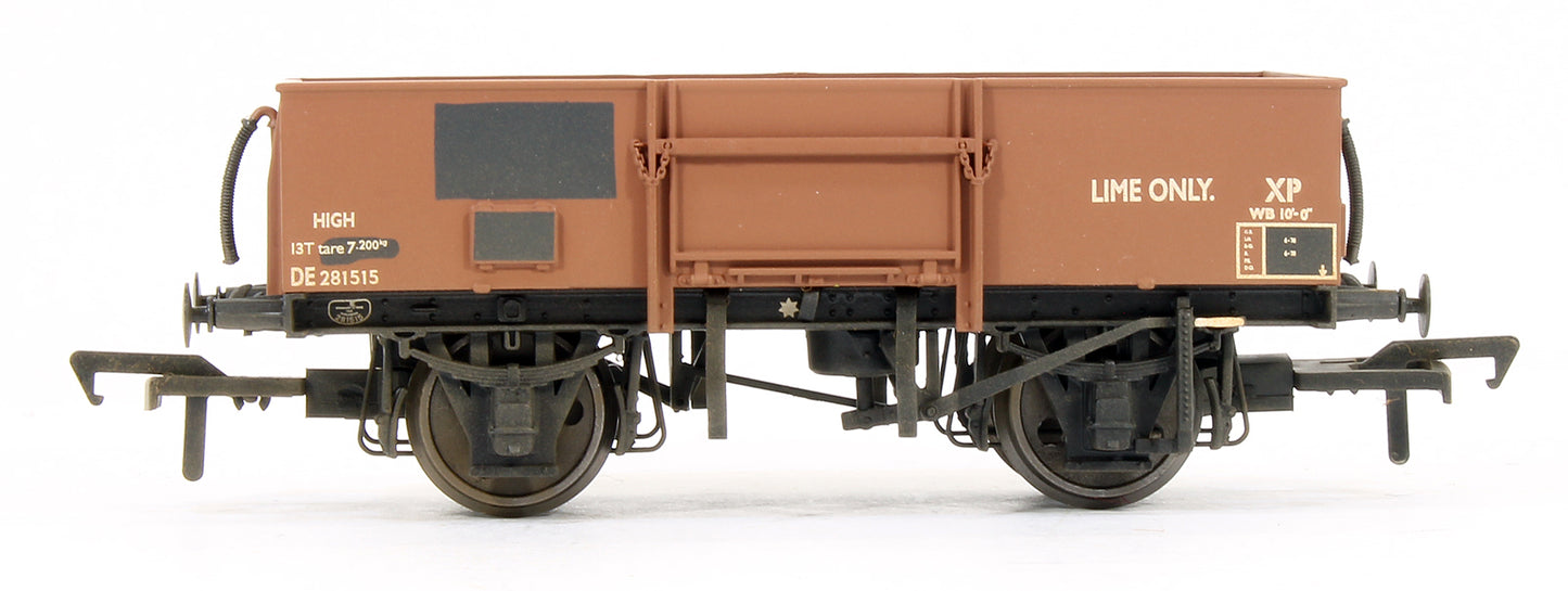 Pre-Owned Set Of 3 -13T High Sided Steel Open Wagons BR Late Bauxite (Weathered)