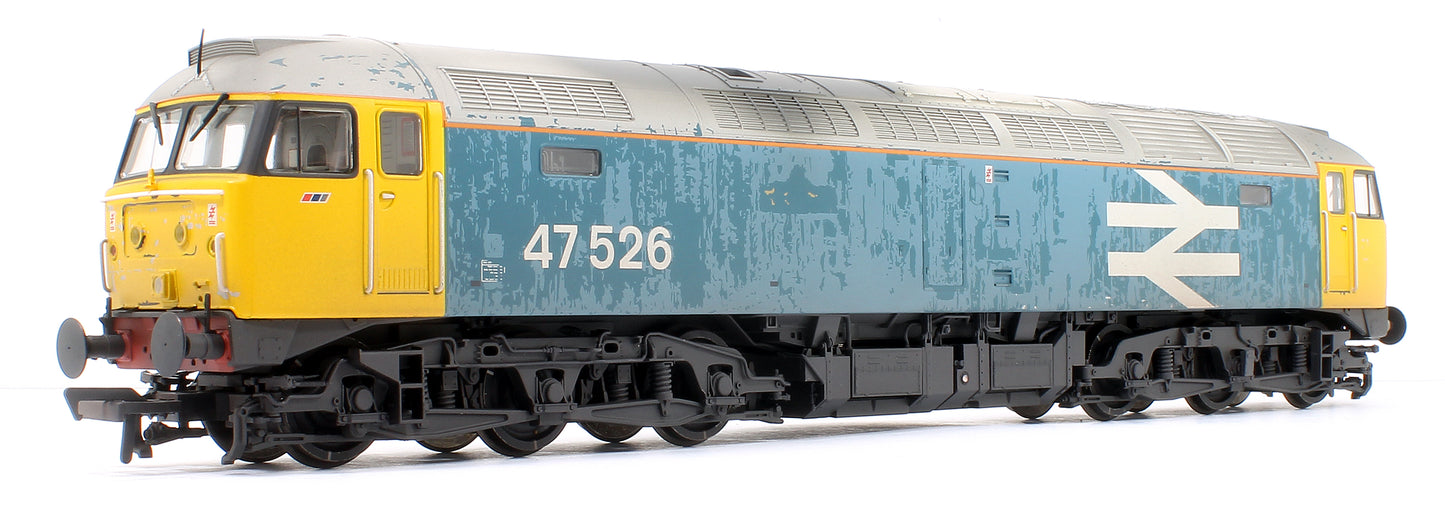 Class 47/4 47526 BR Blue (Large Logo) Diesel Locomotive - Weathered