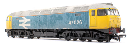 Class 47/4 47526 BR Blue (Large Logo) Diesel Locomotive - Weathered