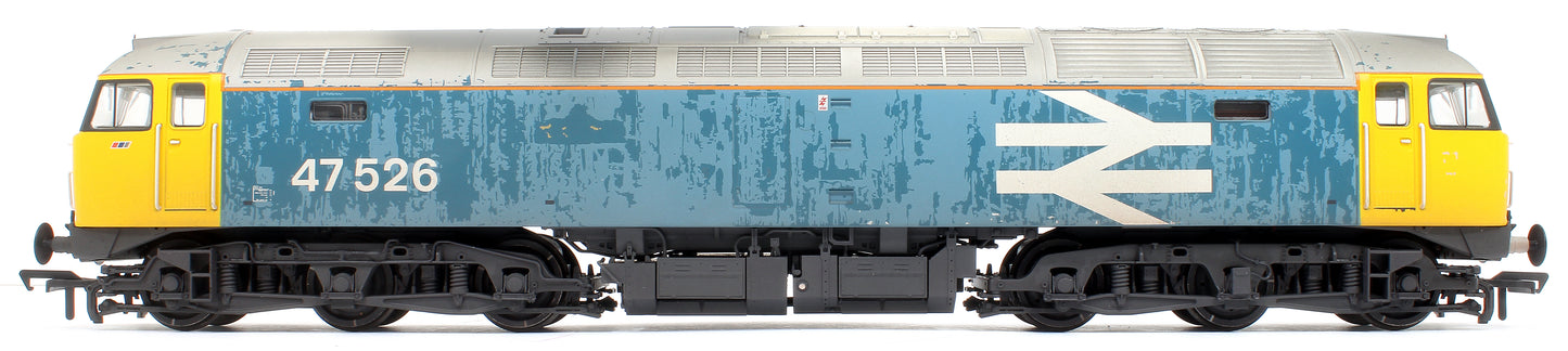 Class 47/4 47526 BR Blue (Large Logo) Diesel Locomotive - Weathered