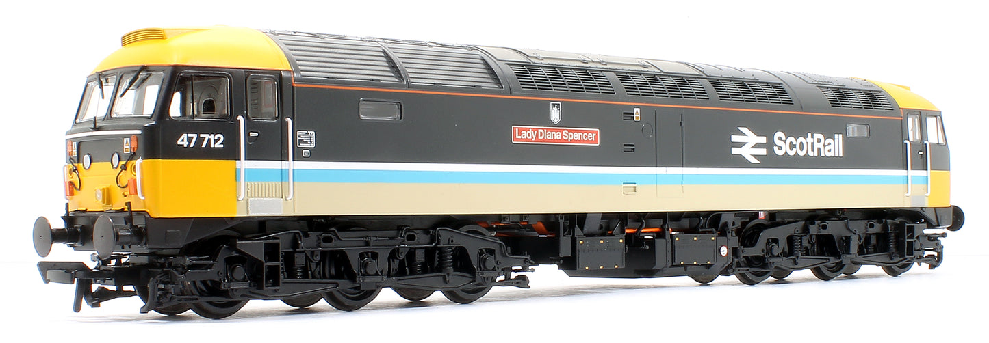 Class 47/7 47712 'Lady Diana Spencer' BR ScotRail Diesel Locomotive (DCC Sound)