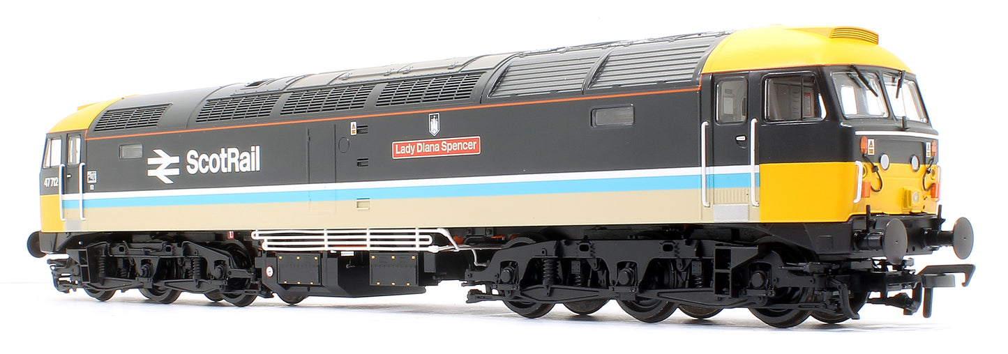 Class 47/7 47712 'Lady Diana Spencer' BR ScotRail Diesel Locomotive (DCC Sound)