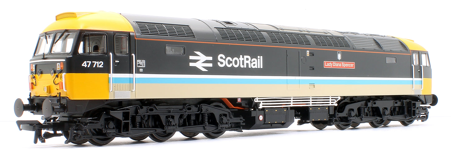 Class 47/7 47712 'Lady Diana Spencer' BR ScotRail Diesel Locomotive (DCC Sound)