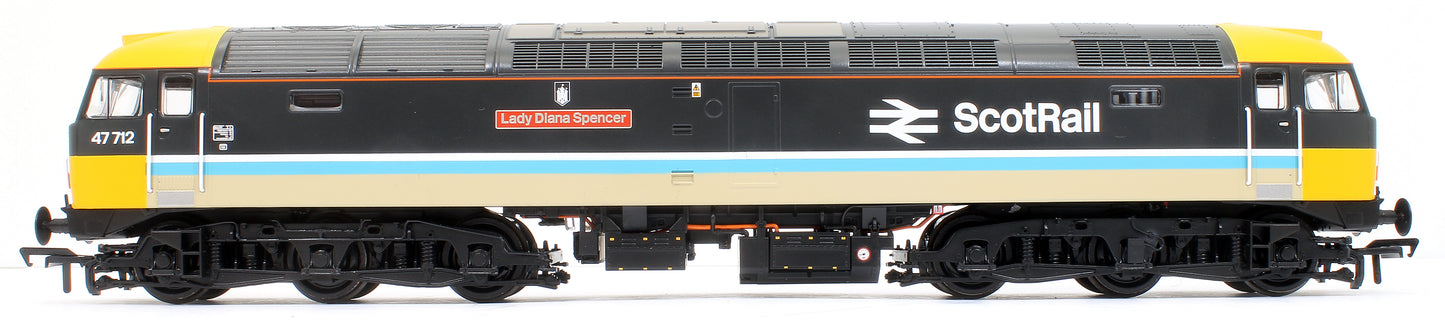 Class 47/7 47712 'Lady Diana Spencer' BR ScotRail Diesel Locomotive (DCC Sound)