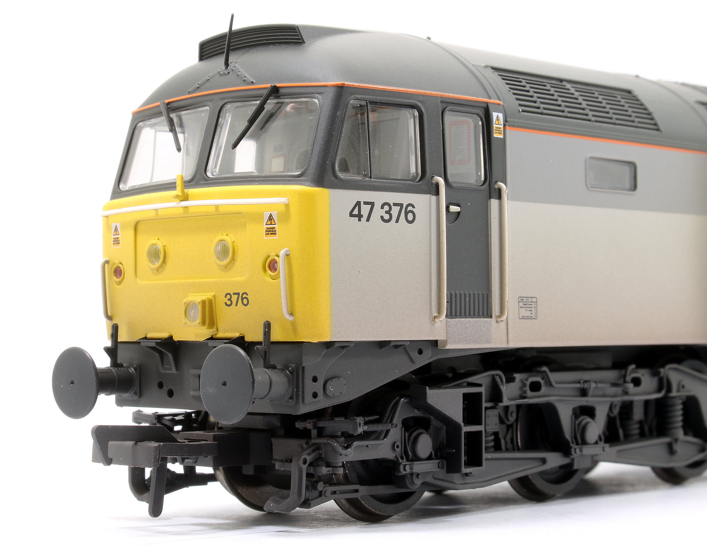 Class 47/3 47376 'Freightliner 1995' Freightliner Grey Diesel Locomotive - Weathered