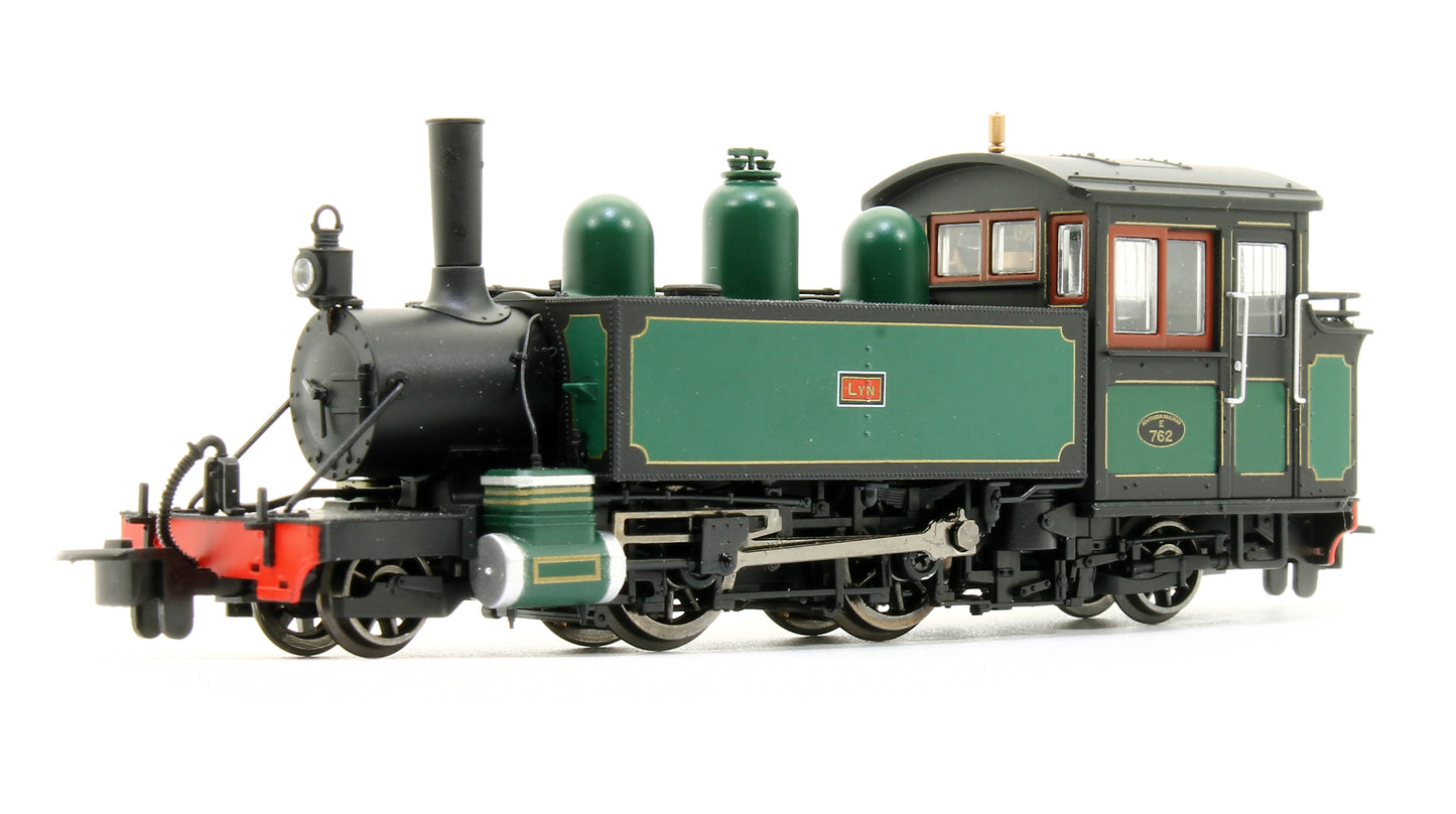 Lynton & Barnstaple Baldwin 2-4-2T SR Dark Green E762 Lyn (1923-29)