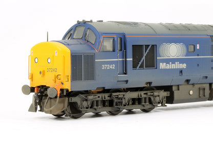 Class 37/0 Diesel 37242 Mainline Blue Diesel Locomotive - Weathered
