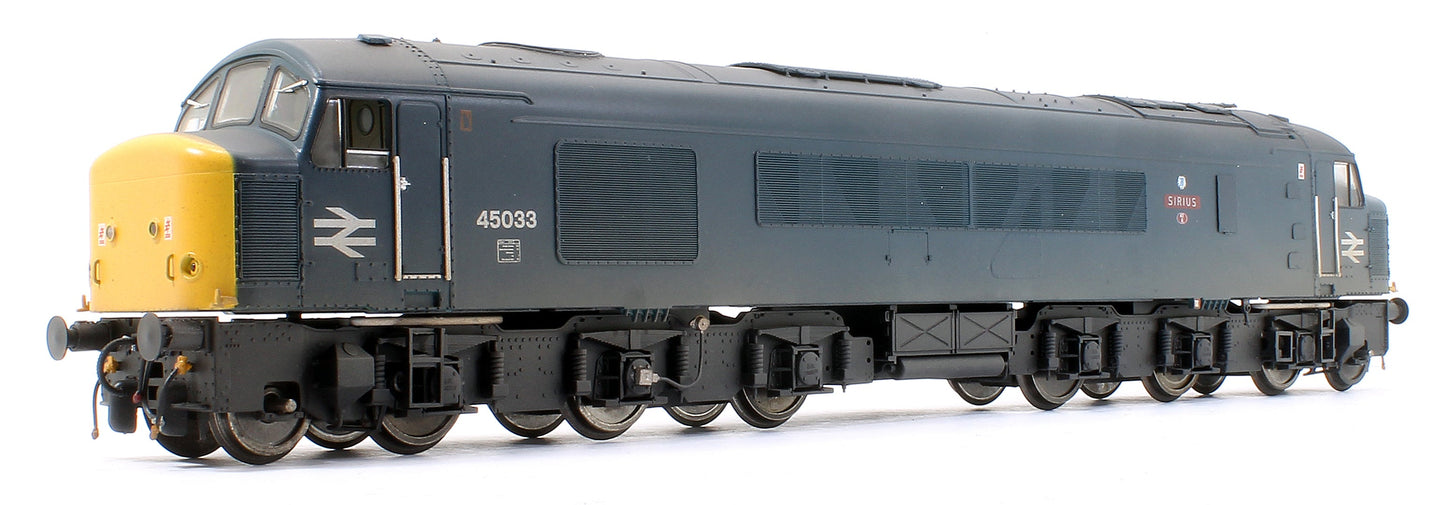 Pre-Owned Class 45/0 Class 45033 'Sirius' BR Blue with Full Yellow Ends and Tinsley Names (Weathered)