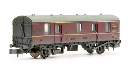 Pre-Owned MK1 CCT Covered Carriage BR Lined Maroon 'M94799' (Weathered)