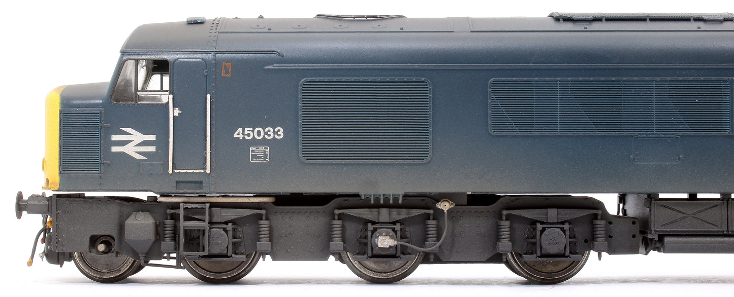 Pre-Owned Class 45/0 Class 45033 'Sirius' BR Blue with Full Yellow Ends and Tinsley Names (Weathered)