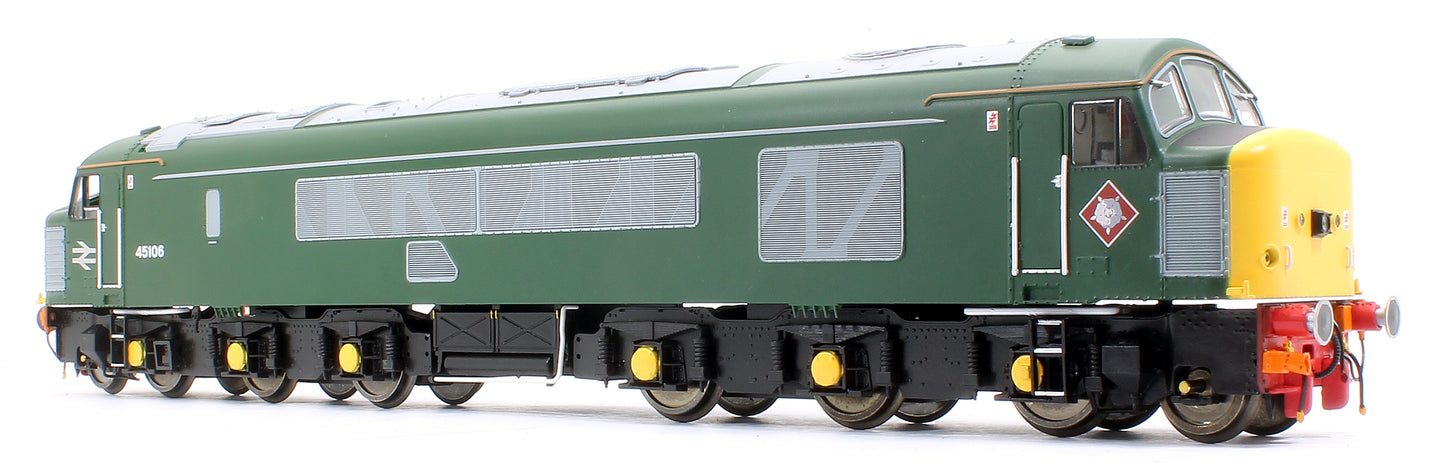 Class 45/1 45106 BR 'Railtour' Green with Full Yellow Ends, Tinsley Diamond plaques and square headlight Diesel Locomotive