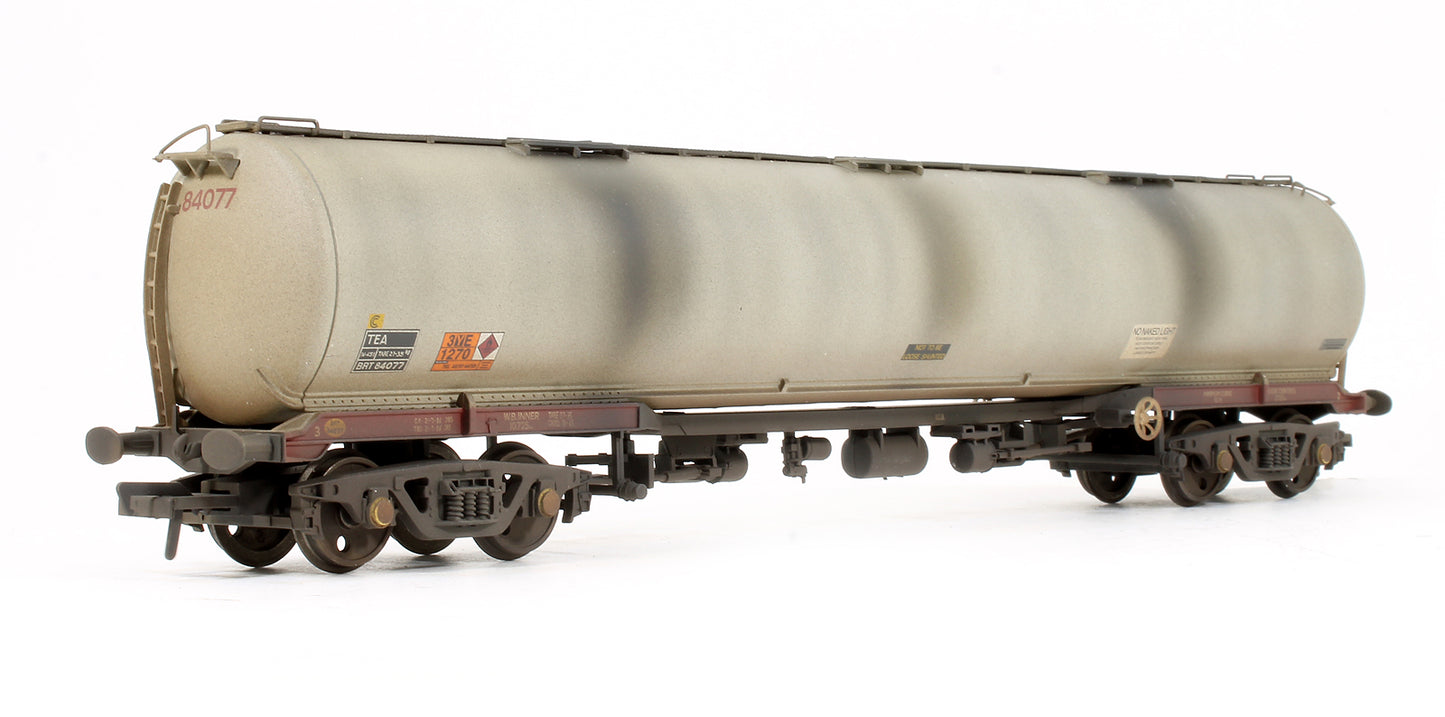 Pre-Owned 100T TEA Bogie Tank Wagon BRT Grey (Deluxe Weathering)