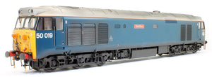 Class 50 019 'Ramillies' Departmental Blue Diesel Locomotive (Weathered)