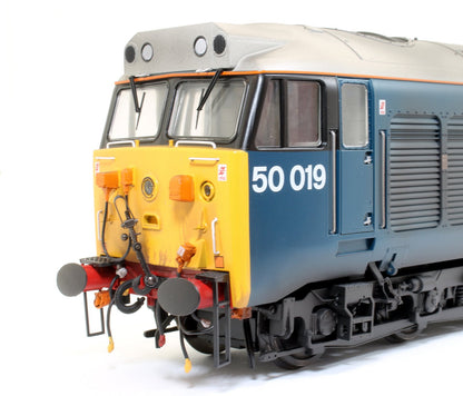 Pre-Owned Class 50 019 'Ramillies' Departmental Blue Diesel Locomotive - Weathered