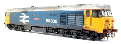 Pre-Owned Class 50 036 'Victorious' BR Blue Large Logo Diesel Locomotive - Weathered