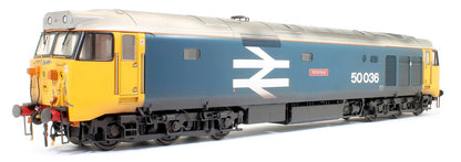 Pre-Owned Class 50 036 'Victorious' BR Blue Large Logo Diesel Locomotive - Weathered