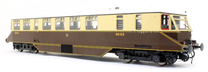 GWR AEC Railcar GWR chocolate/cream with monogram (white roof) Diesel Locomotive