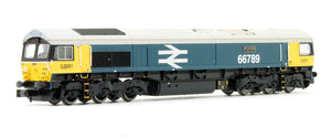 Pre-Owned Class 66 GBRf 'British Rail 1948 - 1997' Large Logo Blue Diesel Locomotive