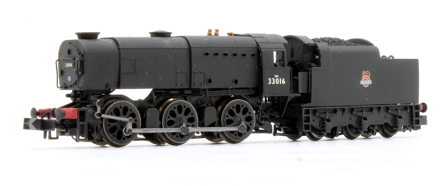 Pre-Owned BR Black Early Crest Q1 33016 Steam Locomotive