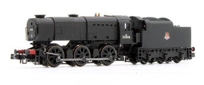 Pre-Owned BR Black Early Crest Q1 33016 Steam Locomotive