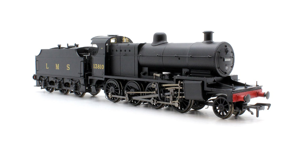 Pre-Owned 31-015 Class 7F LMS Plain Black 2-8-0 Steam Locomotive #13810