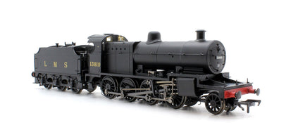 Pre-Owned 31-015 Class 7F LMS Plain Black 2-8-0 Steam Locomotive #13810