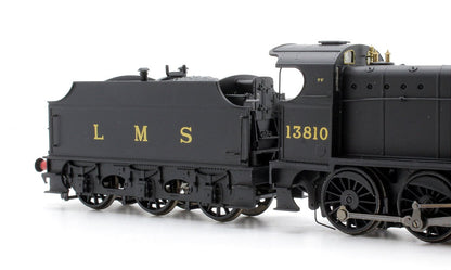 Pre-Owned 31-015 Class 7F LMS Plain Black 2-8-0 Steam Locomotive #13810